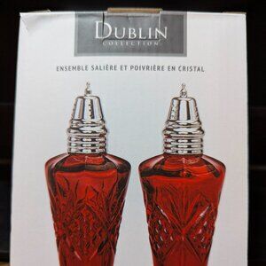 Crystal Salt & Pepper Shaker Set